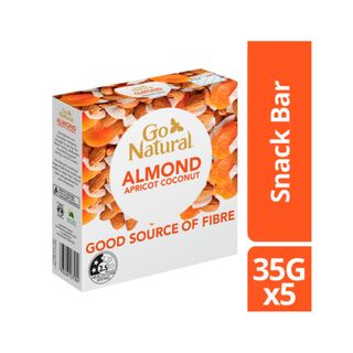 [] Go Natural Almond Apricot & Coconut 5 x 35g Bar Pack (175g)  (Refrigerated)