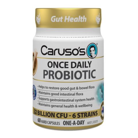 Carusos Natural Health Probiotic Once Daily 60 Capsules