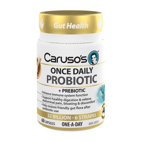 Carusos Natural Health Probiotic Once Daily 60 Capsules