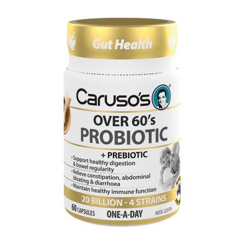 Carusos Natural Health Probiotic Over 60s 60 Capsules