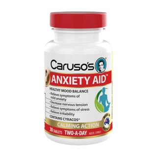 Carusos Natural Health Anxiety Aid 30 Tablets