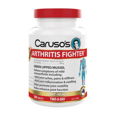 Carusos Natural Health Arthritis Fighter 100 Tablets