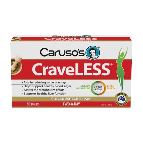 Carusos Natural Health CraveLess 30 Tablets