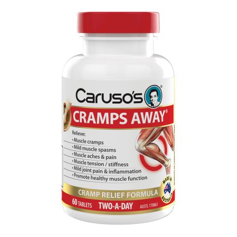 Carusos Natural Health Cramps Away 60 Tablets