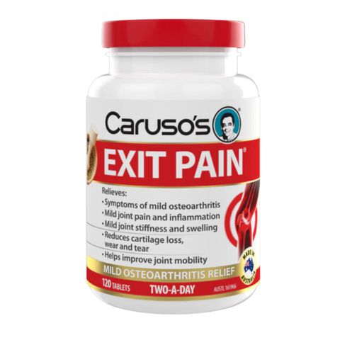 Carusos Natural Health Exit Pain 120 Tablets