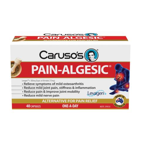 Carusos Natural Health Pain-Algesic For Joints - 40 Caps