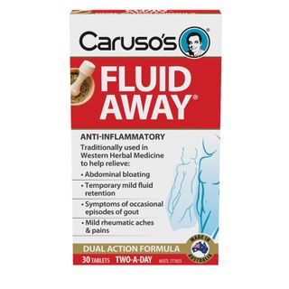 Carusos Natural Health Fluid Away 30 Tablets