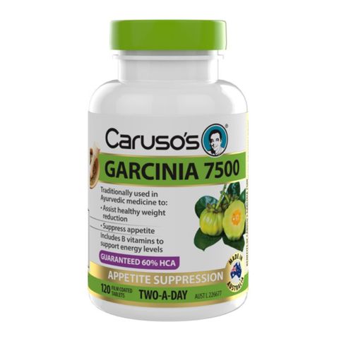 Carusos Natural Health Garcinia 7500mg 120 Tablets