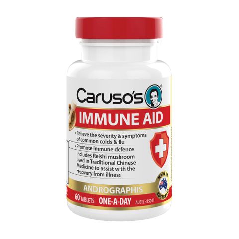 Carusos Natural Health Immune Aid - 60 Tablets