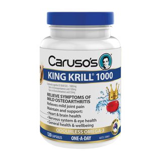 Carusos Natural Health King Krill 1000mg 120 Capsules