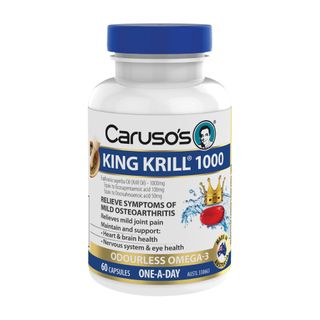 Carusos Natural Health King Krill 1000mg 60 Capsules