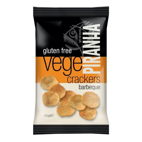 Piranha Vege Crackers Barbeque - 100g