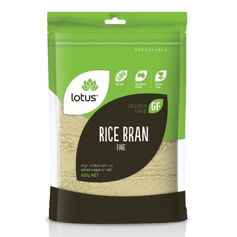 Lotus Rice Bran (Fine) - 450g