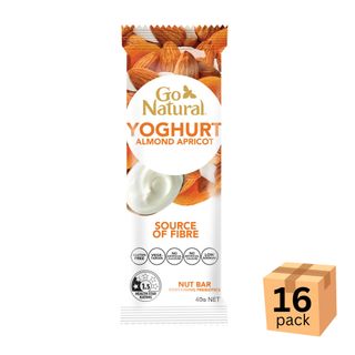 [] Go Natural Snack Bar Yoghurt Almond Apricot 40g 16 Pack (Refrigerated)