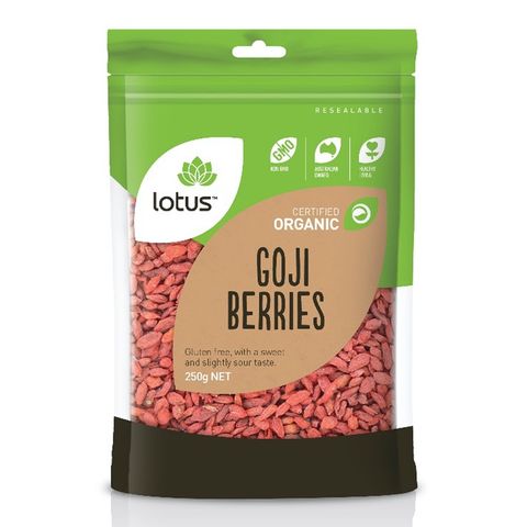 Lotus Organic Goji Berries 250G