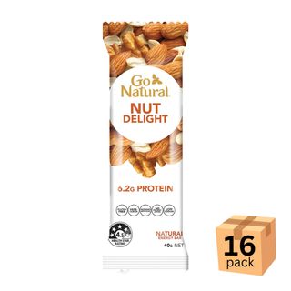 [] Go Natural Snack Bar Nut Delight 40g 16 Pack (Refrigerated)