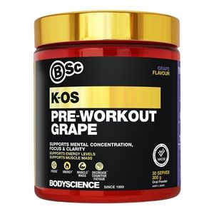 Body Science KOS Pre-Workout Grape 300g