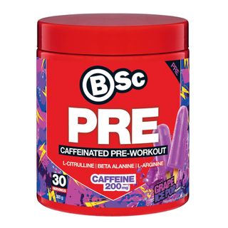 Body Science BSc Caff  Pre-Workout Grape Ice Pop 300g