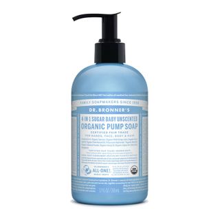 Dr Bronners 4 In 1 Sugar Baby Unscented Pump Soap - 355ml