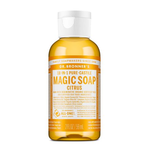 Dr Bronners Citrus 18-in-1 Pure-Castile Magic Soap 59ml