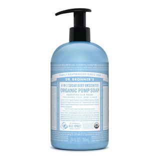 Dr Bronners 4 In 1 Sugar Baby Unscented Pump Soap - 710ml