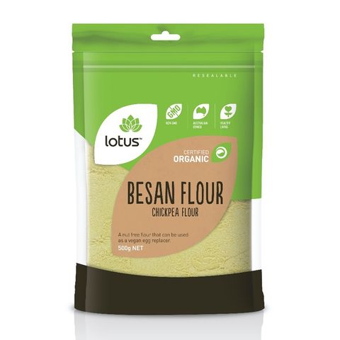 Lotus Organic Chick Pea Besan Flour - 500g