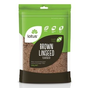 Lotus Brown Linseed (Flaxseed) - 500g