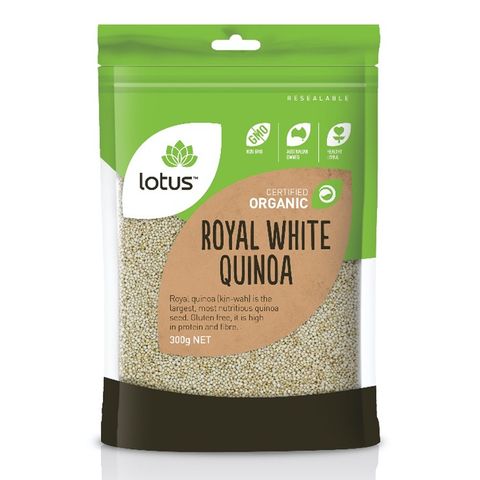 Lotus Organic Royal White Quinoa - 300g