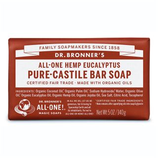 Dr Bronners Eucalyptus Pure Castile Bar Soap 140g