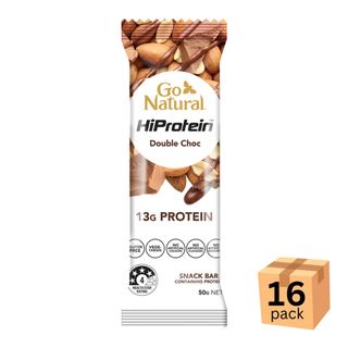 [] Go Natural HiProtein Double Choc 50g 16 Pack (Refrigerated)