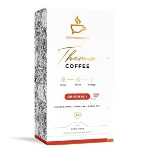 BeforeYouSpeak Thermo Double Shot High Performance Coffee Blend Original 30s