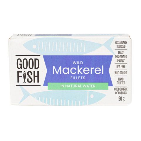 Good Fish Mackerel in Natural Water Can 120g