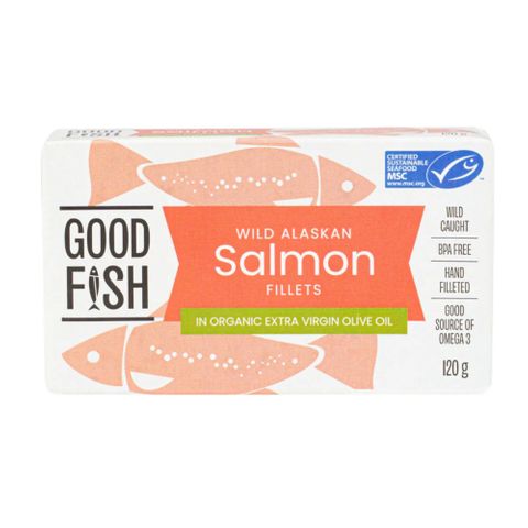 Good Fish Salmon in Olive Oil Can 120g