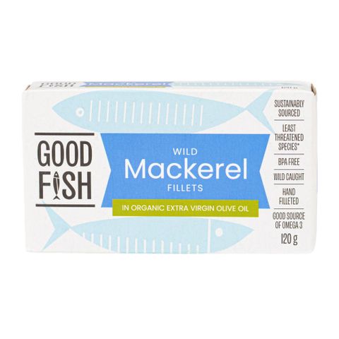 Good Fish Mackerel in Olive Oil Can 120g