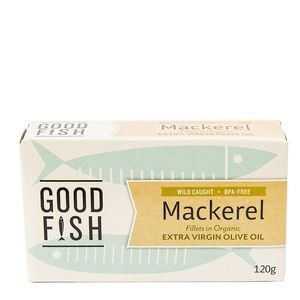 Good Fish Mackerel in Olive Oil Can 120g