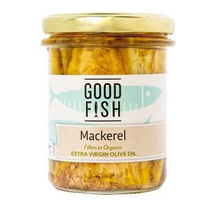 Good Fish Mackerel in Olive Oil Jar 195G