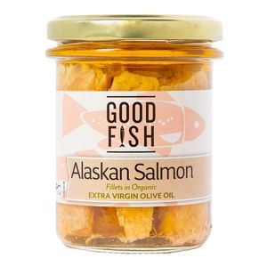 Good Fish Salmon in Olive Oil Jar 195G