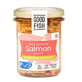 Good Fish Salmon in Olive Oil Jar 195G