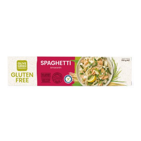 Olive Green Organics Pasta Amaranth & Rice Spaghetti 300g