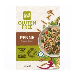 Olive Green Organics Pasta 3 Grain Penne 300g