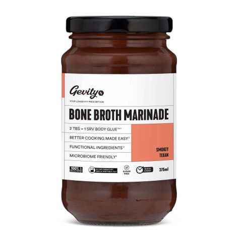 Gevity Rx Bone Broth Marinade Smokey 375ml