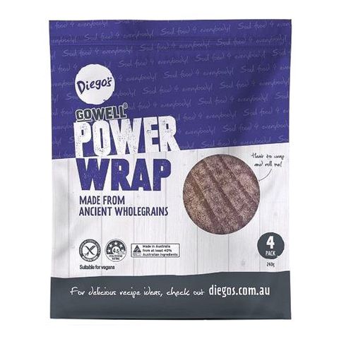 Diegos Gowell Power Wrap 4pk 4PK