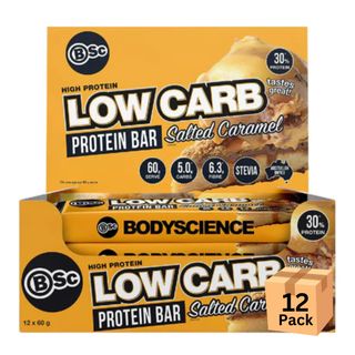 Body Science Protein Bar Salted Caramel 60g 12 Pack