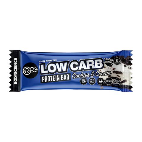 Body Science Protein Bar Cookies & Cream 60g 12 Pack