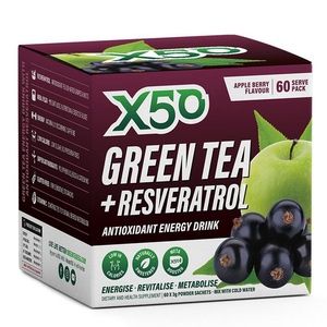 X50 Green Tea Apple Berry 60 serves