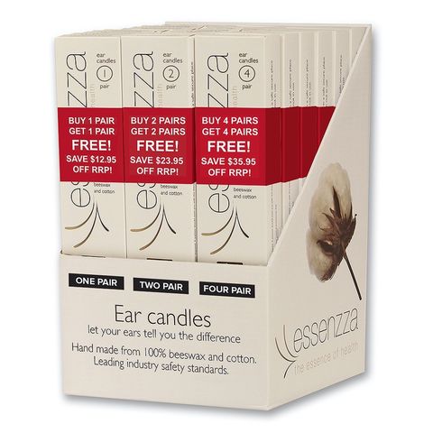 Essenzza Ear Candle 2 For 1 Display -