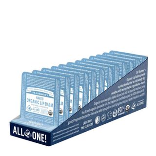 Dr Bronners Lip Balm Hang Sell Naked 12X4G