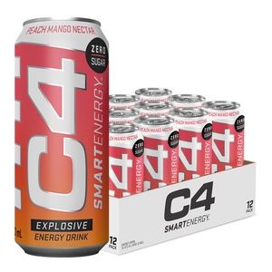 Cellucor C4 Smart Energy Peach Mango Nectar 473ml 12 Pack