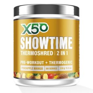 X50 Showtime Thermoshred Pineapple Mango 60 Serves