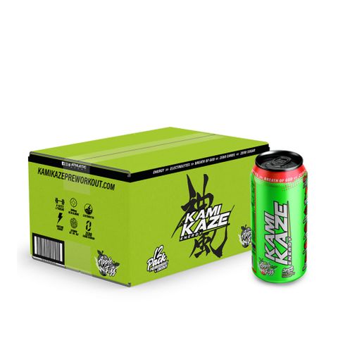 Athletic Sports Kamikaze Energy Apple Fizz 500ml 12 Pack